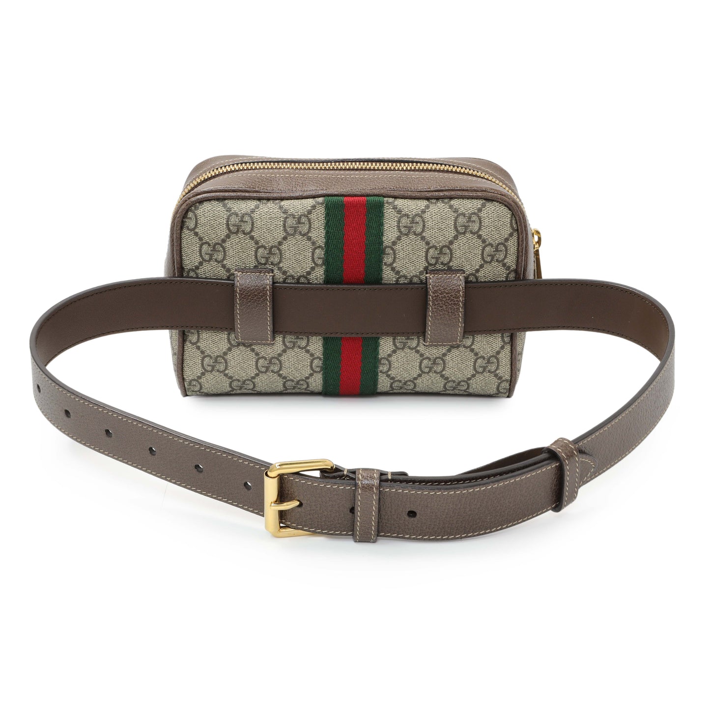 Exclusive Gucci GG Supreme Monogram Small Ophidia Belt Bag — Side View