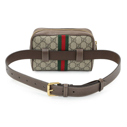 Exclusive Gucci GG Supreme Monogram Small Ophidia Belt Bag — Side View