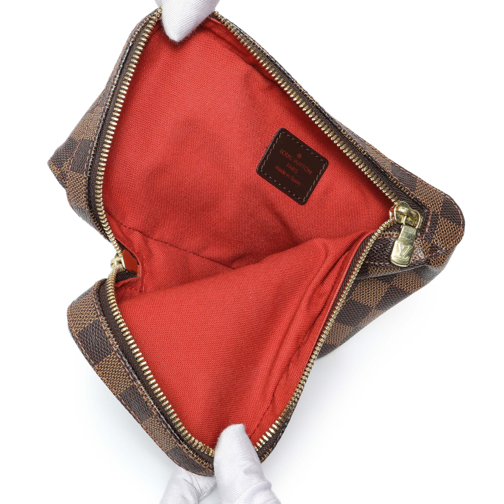 Exclusive Louis Vuitton Damier Ebene Geronimos — Top View