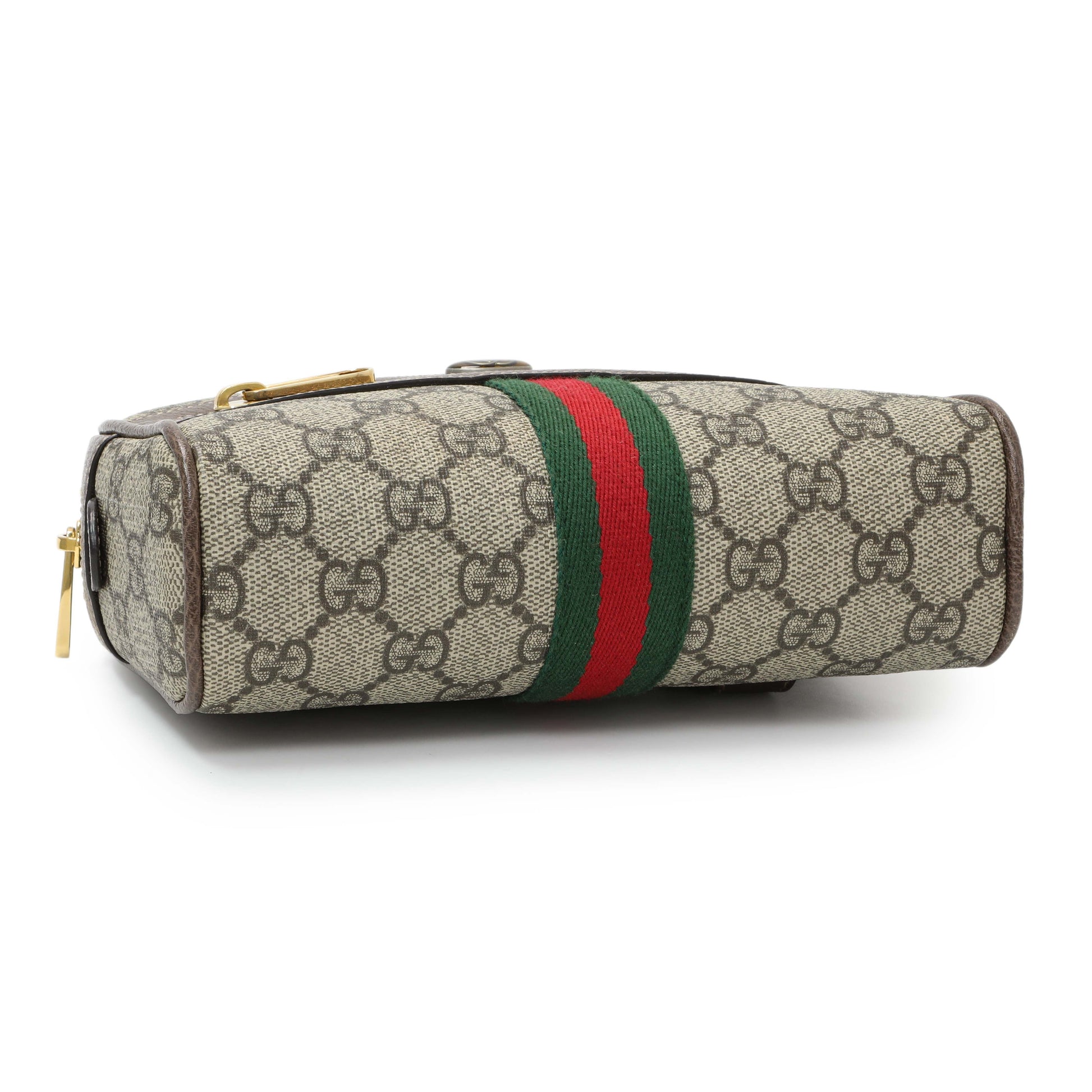 Exclusive Gucci GG Supreme Monogram Small Ophidia Belt Bag — Back View