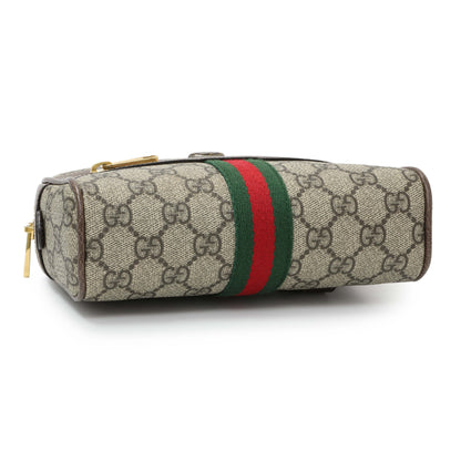 Exclusive Gucci GG Supreme Monogram Small Ophidia Belt Bag — Back View