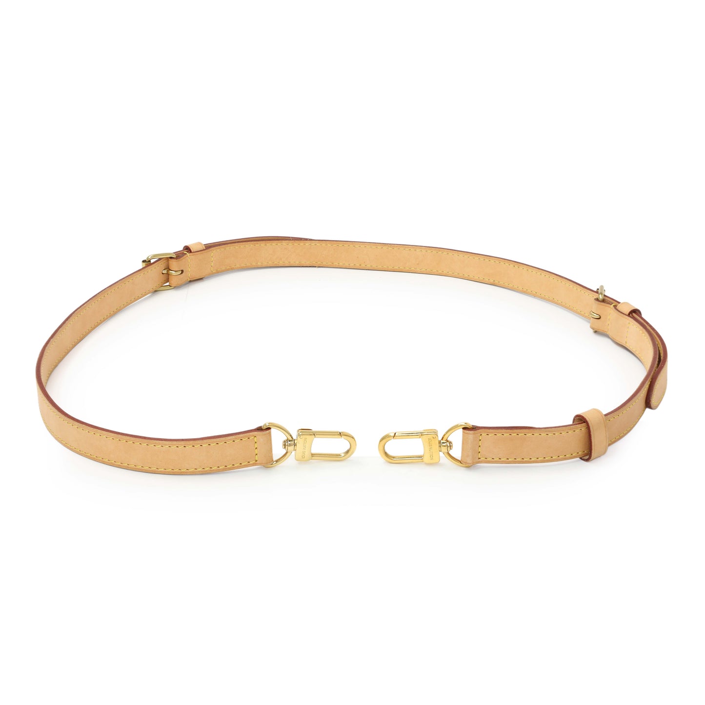 Exclusive Louis Vuitton Vachetta 20mm Adjustable Shoulder Strap — Front View