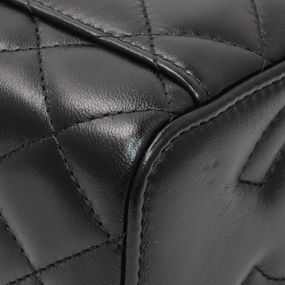 Exclusive Chanel Black Quilted Lambskin Small Pillow Crush Vanity Case With Chain — Lifestyle View
