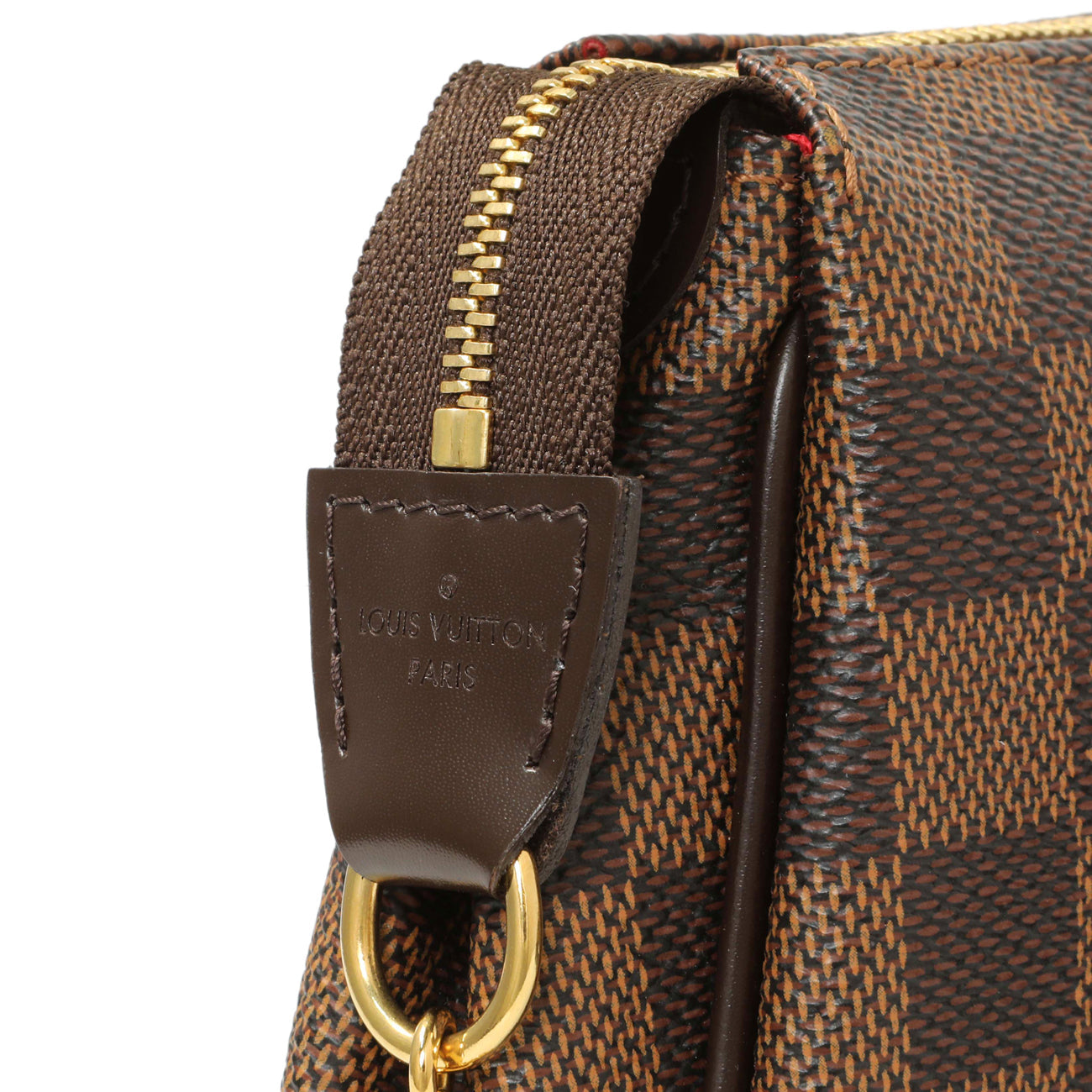 Exclusive Louis Vuitton Damier Ebene Mini Pochette Accessories — Lifestyle View