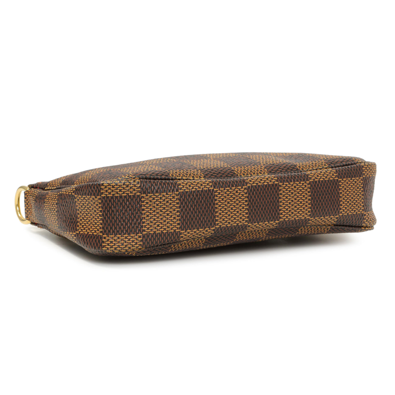 Exclusive Louis Vuitton Damier Ebene Mini Pochette Accessories — Back View