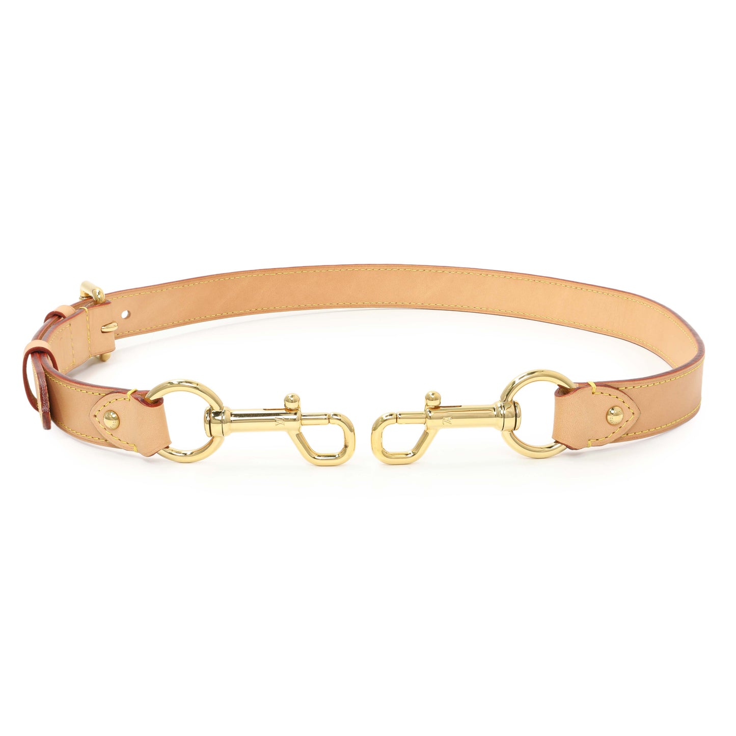 Exclusive Louis Vuitton Vachetta 25mm Adjustable Shoulder Strap — Front View