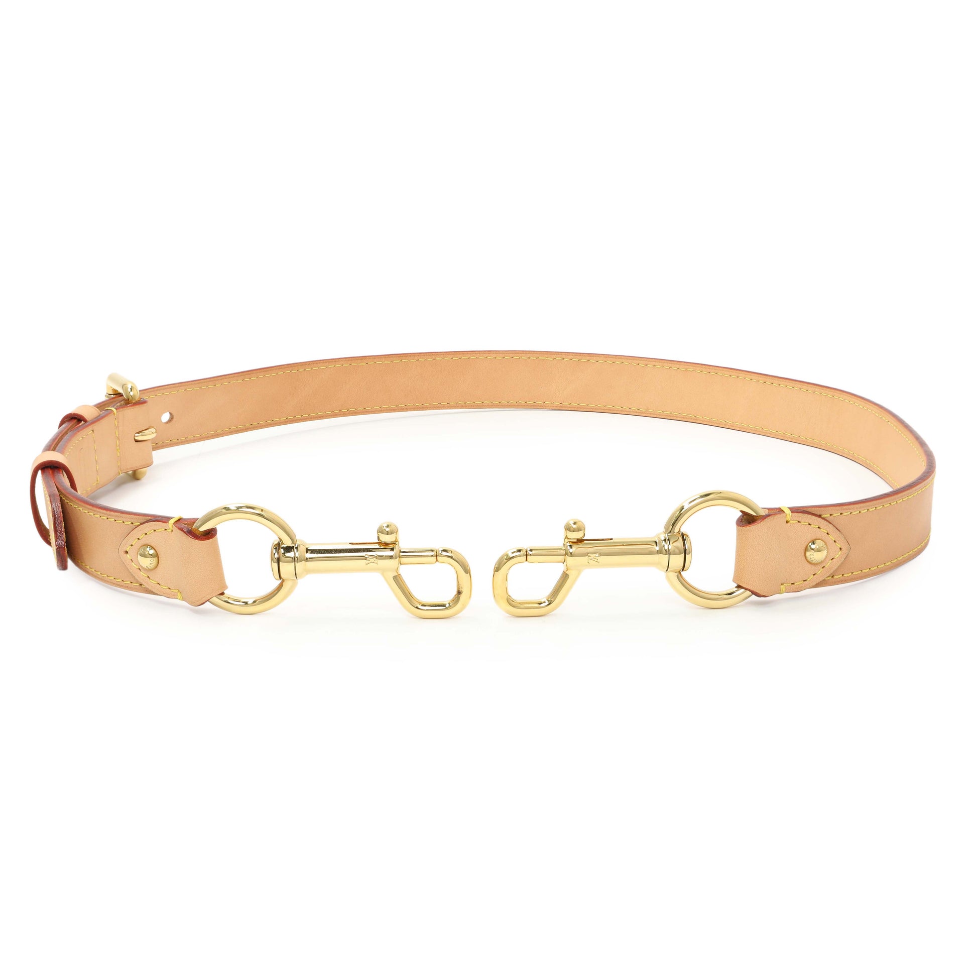 Exclusive Louis Vuitton Vachetta 25mm Adjustable Shoulder Strap — Front View