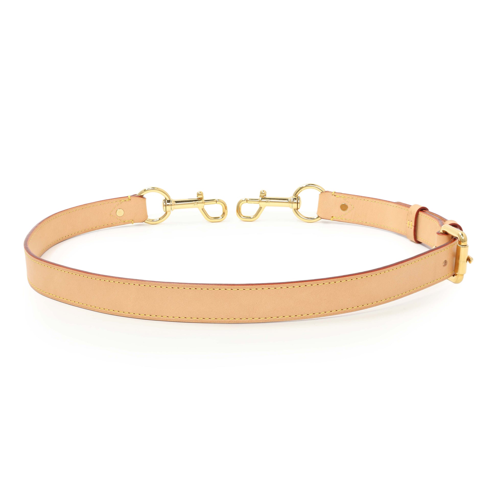 Exclusive Louis Vuitton Vachetta 25mm Adjustable Shoulder Strap — Side View