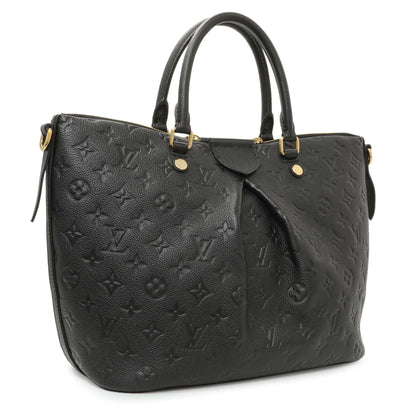 Exclusive Louis Vuitton Black Empreinte Mazarine MM — Side View