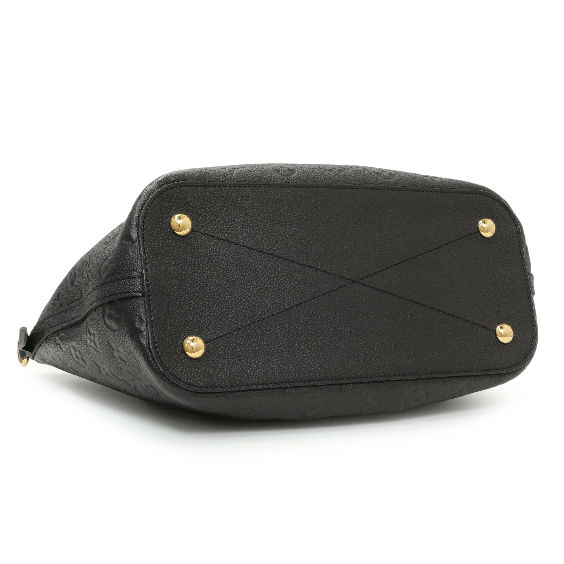 Exclusive Louis Vuitton Black Empreinte Mazarine MM — Back View