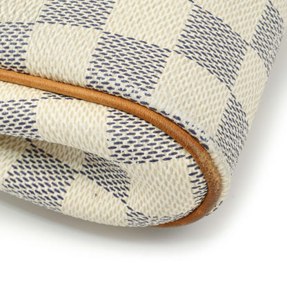 Exclusive Louis Vuitton Damier Azur Eva Clutch — Lifestyle View