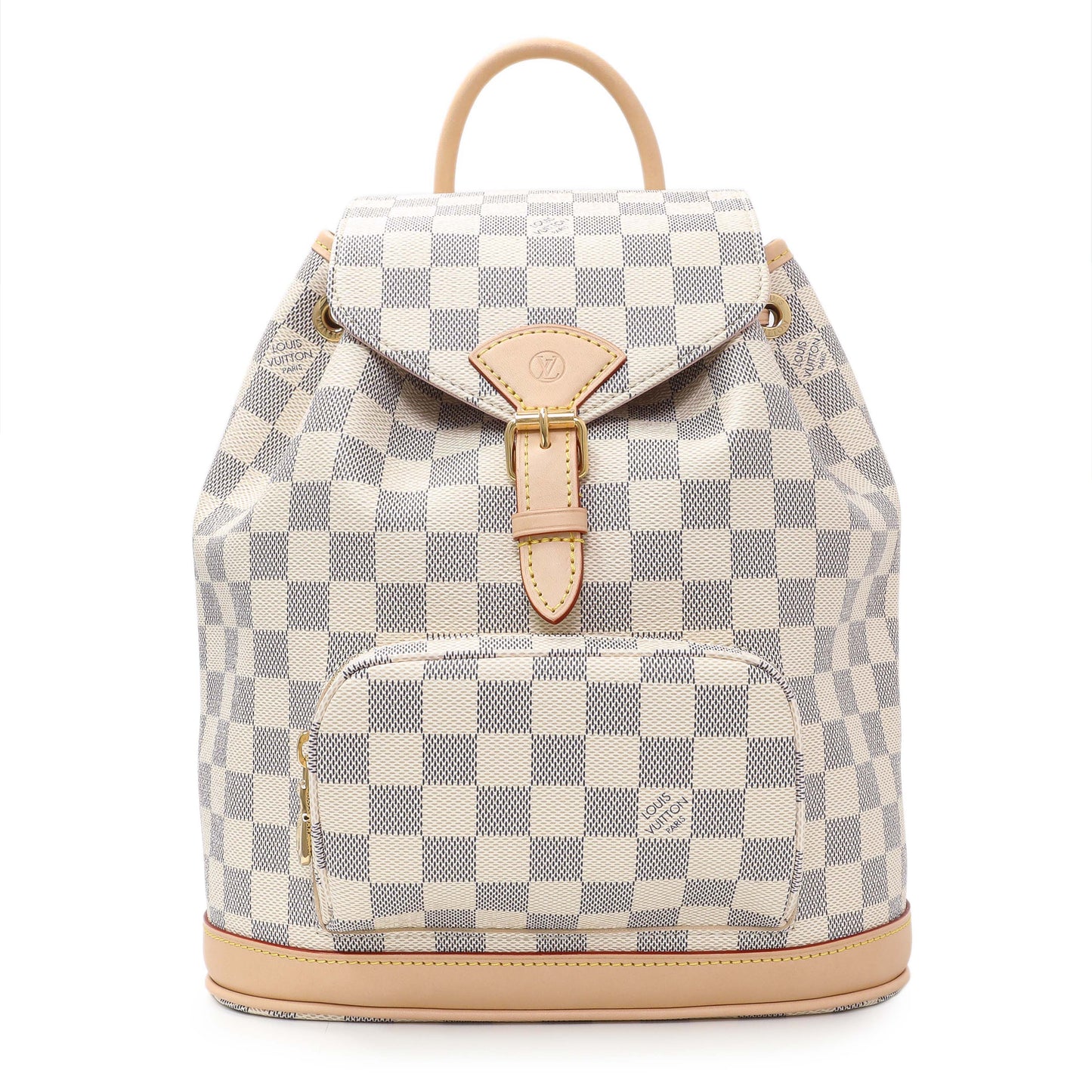 Exclusive Louis Vuitton Damier Azur Montsouris PM — Front View