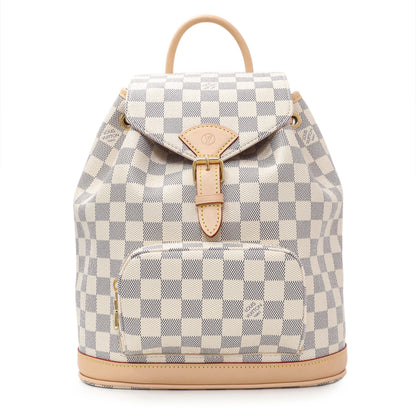 Exclusive Louis Vuitton Damier Azur Montsouris PM — Front View