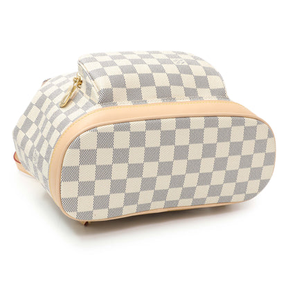 Exclusive Louis Vuitton Damier Azur Montsouris PM — Back View