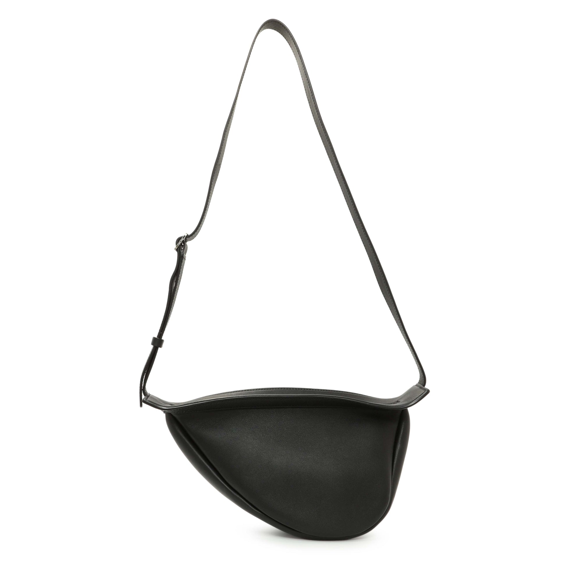 Exclusive The Row Grained Calfskin Small Slouchy Banana Bag — Front View