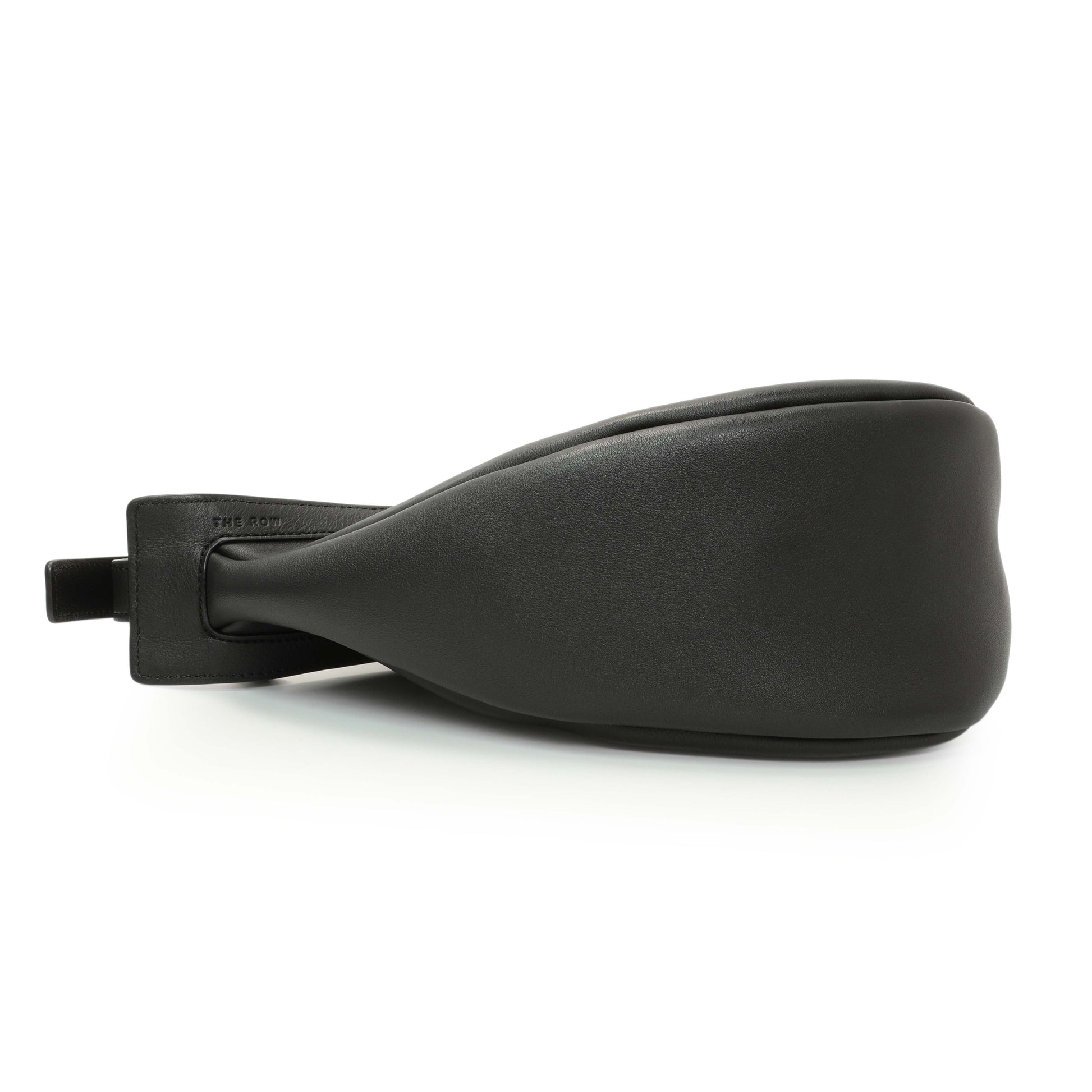 Exclusive The Row Grained Calfskin Small Slouchy Banana Bag — Back View