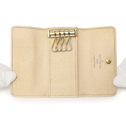 Exclusive Louis Vuitton Damier Azur 4 Key Holder — Alternate View 8