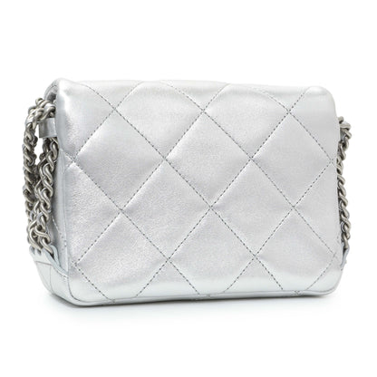 Exclusive Chanel Mini Chain Rows Flap Bag — Side View