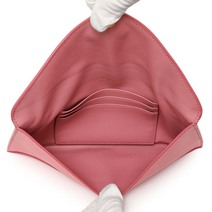 Exclusive Prada Pink Vitello Move Envelope Wallet — Alternate View 10