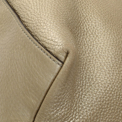 Exclusive Gucci Gold Pebbled Calfskin Medium Soho Chain Shoulder Bag — Detail View