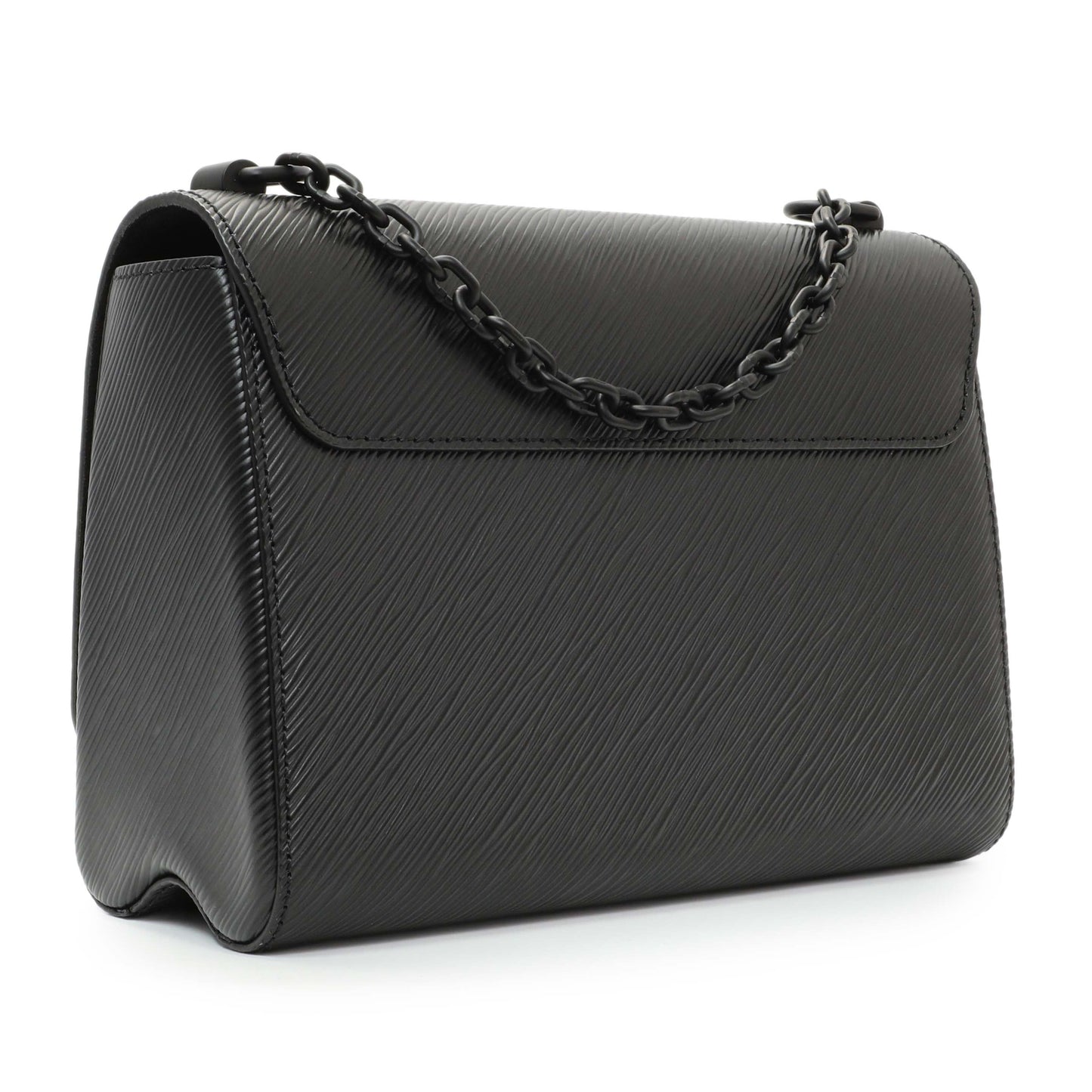 Exclusive Louis Vuitton Black Epi Twist Shoulder Bag MM — Side View