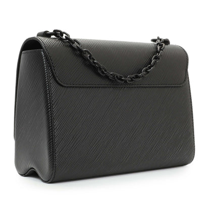 Exclusive Louis Vuitton Black Epi Twist Shoulder Bag MM — Side View