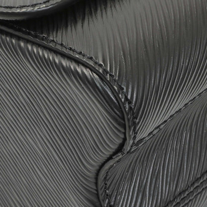 Exclusive Louis Vuitton Black Epi Twist Shoulder Bag MM — Top View