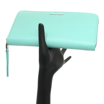 Exclusive Tiffany & Co. Blue Leather Continental Wallet — Lifestyle View