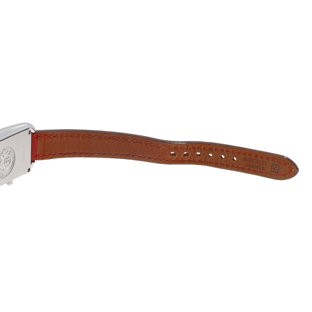 Exclusive Hermes Stainless Steel Cape Cod Dual Time CC3-210 Quartz Watch — Detail View