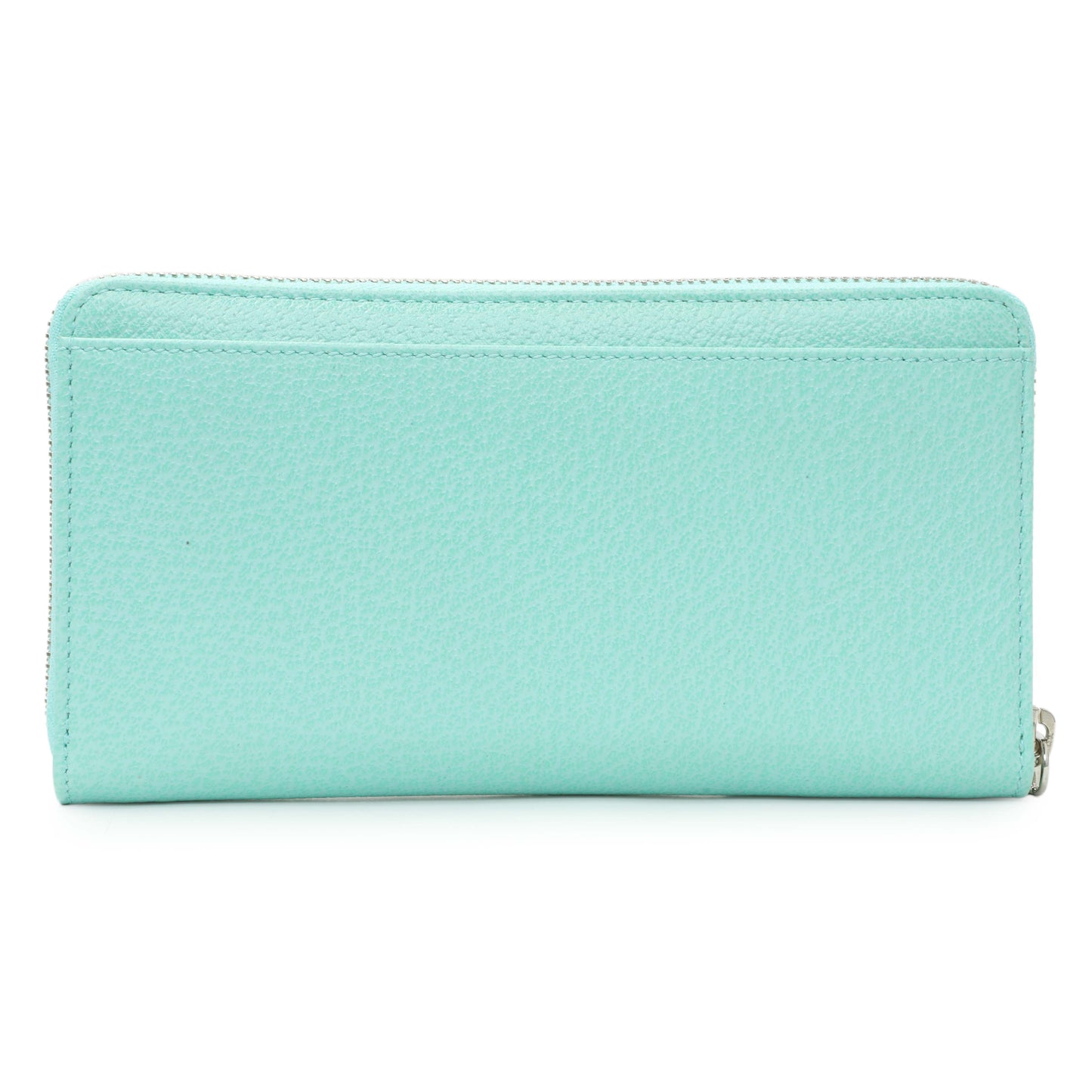 Exclusive Tiffany & Co. Blue Leather Continental Wallet — Side View