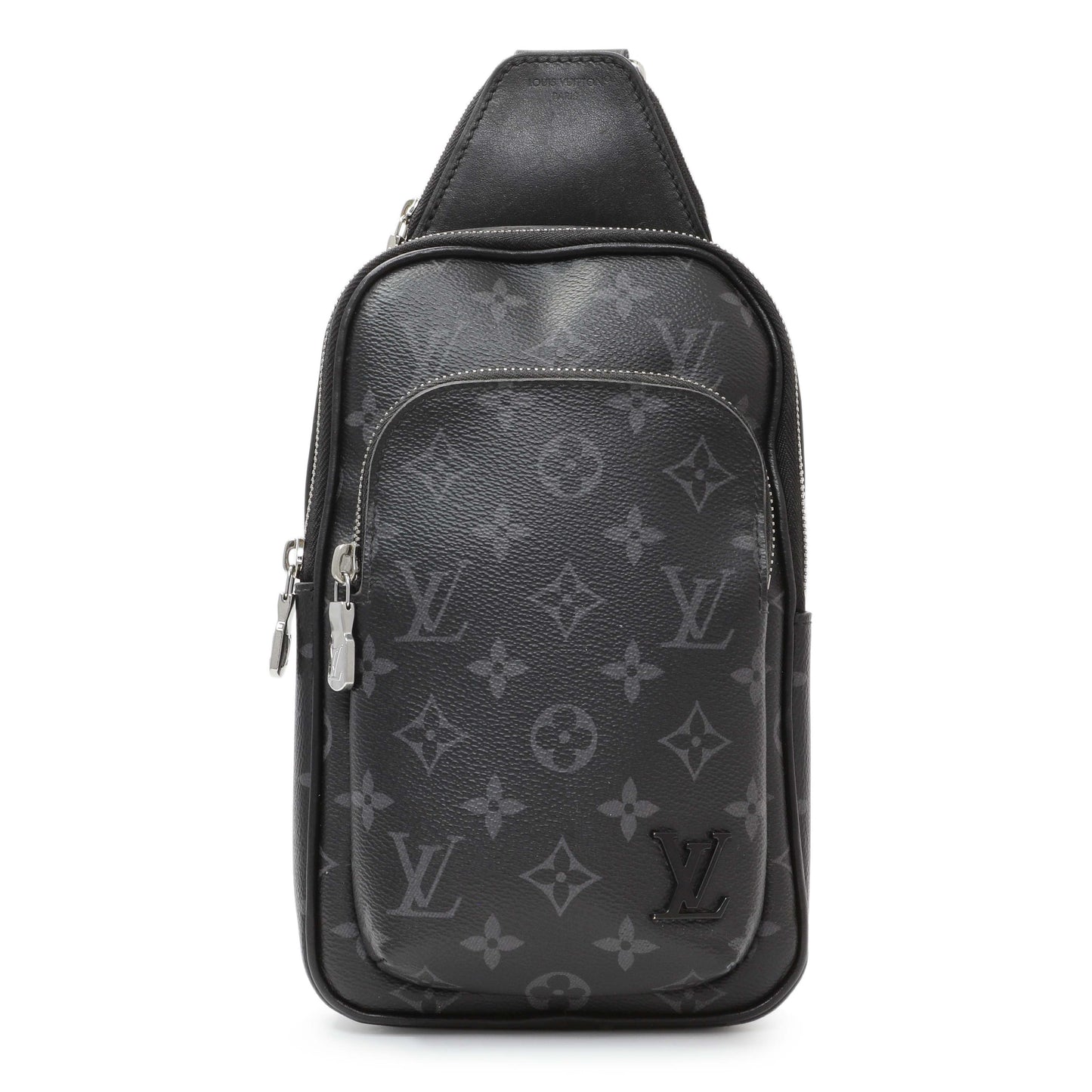 Exclusive Louis Vuitton Monogram Eclipse Avenue Slingbag PM — Front View