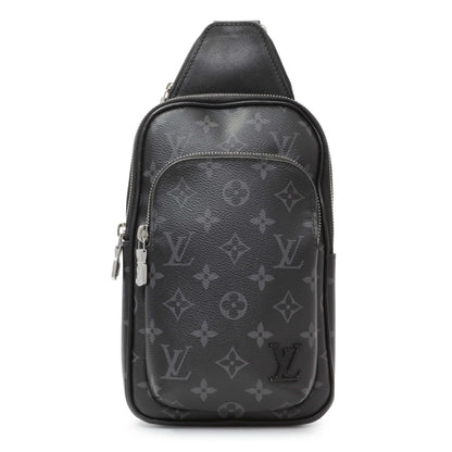 Exclusive Louis Vuitton Monogram Eclipse Avenue Slingbag PM — Front View