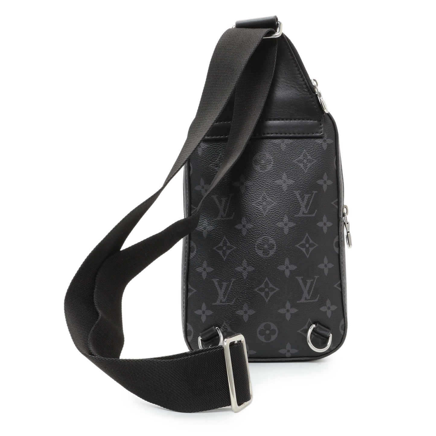 Exclusive Louis Vuitton Monogram Eclipse Avenue Slingbag PM — Side View