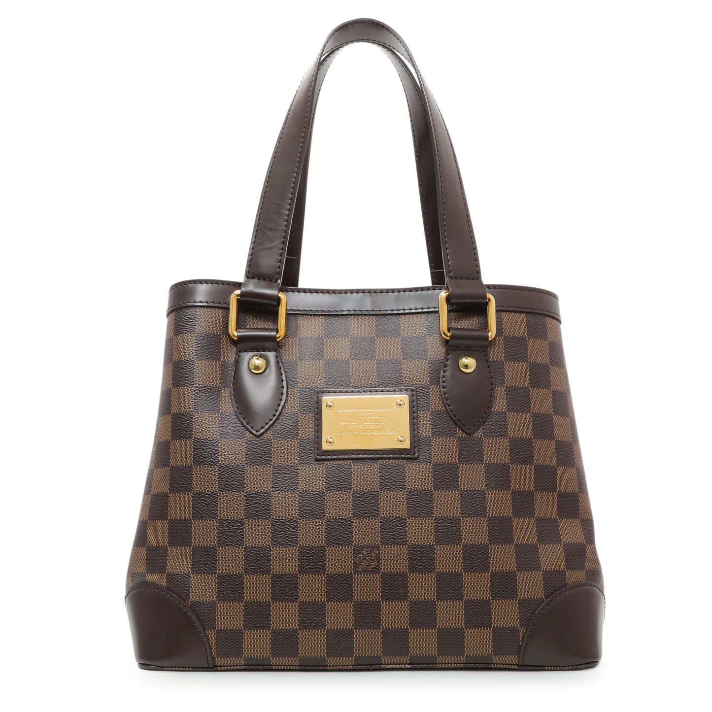 Exclusive Louis Vuitton Damier Ebene Hampstead PM — Front View