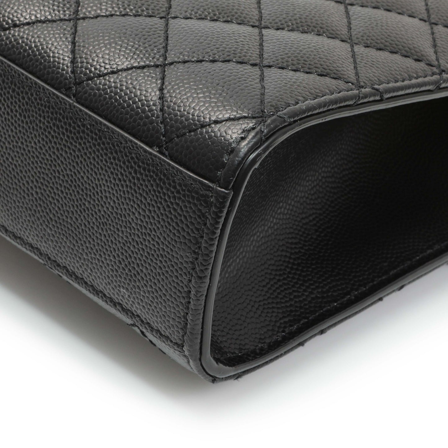 Exclusive Saint Laurent Grain De Poudre Textured Mixed Matelasse Triquilt Medium Monogram Satchel — Alternate View 7