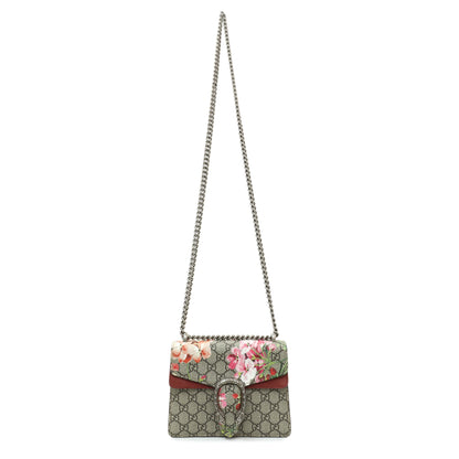 Exclusive Gucci GG Supreme Monogram Blooms Mini Dionysus Shoulder Bag — Front View