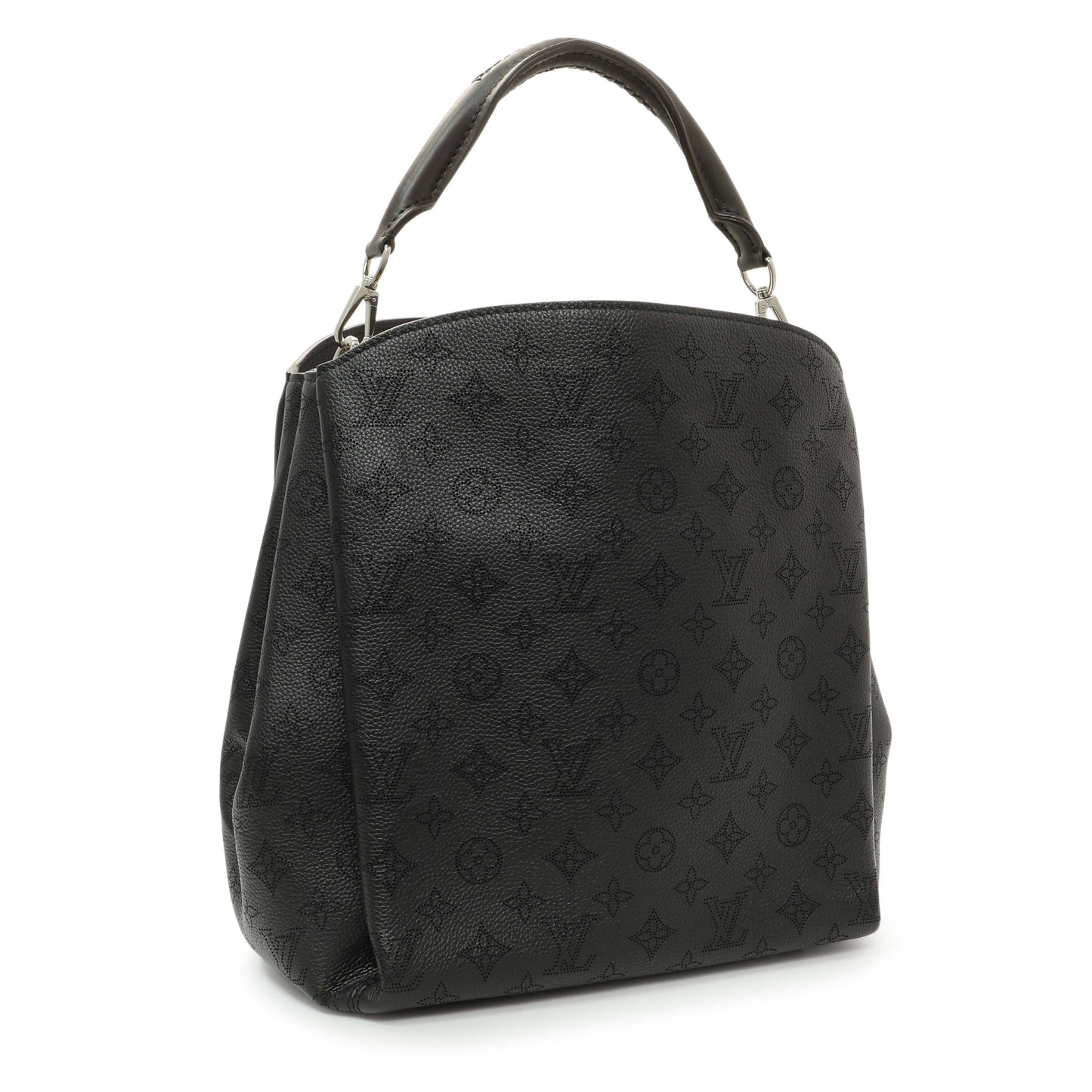 Exclusive Louis Vuitton Black Mahina Babylone PM — Side View
