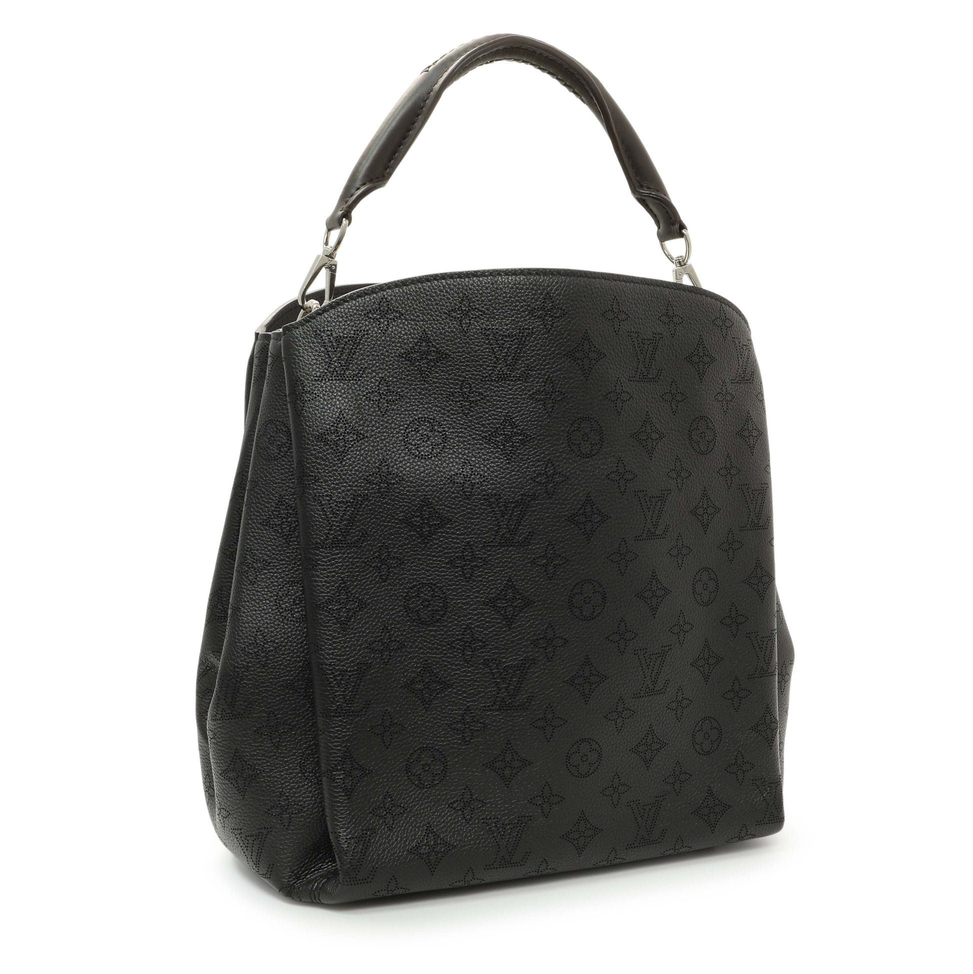Exclusive Louis Vuitton Black Mahina Babylone PM — Side View