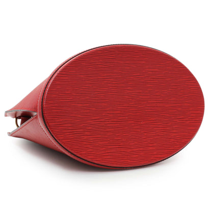 Exclusive Louis Vuitton Red Epi Cluny — Back View