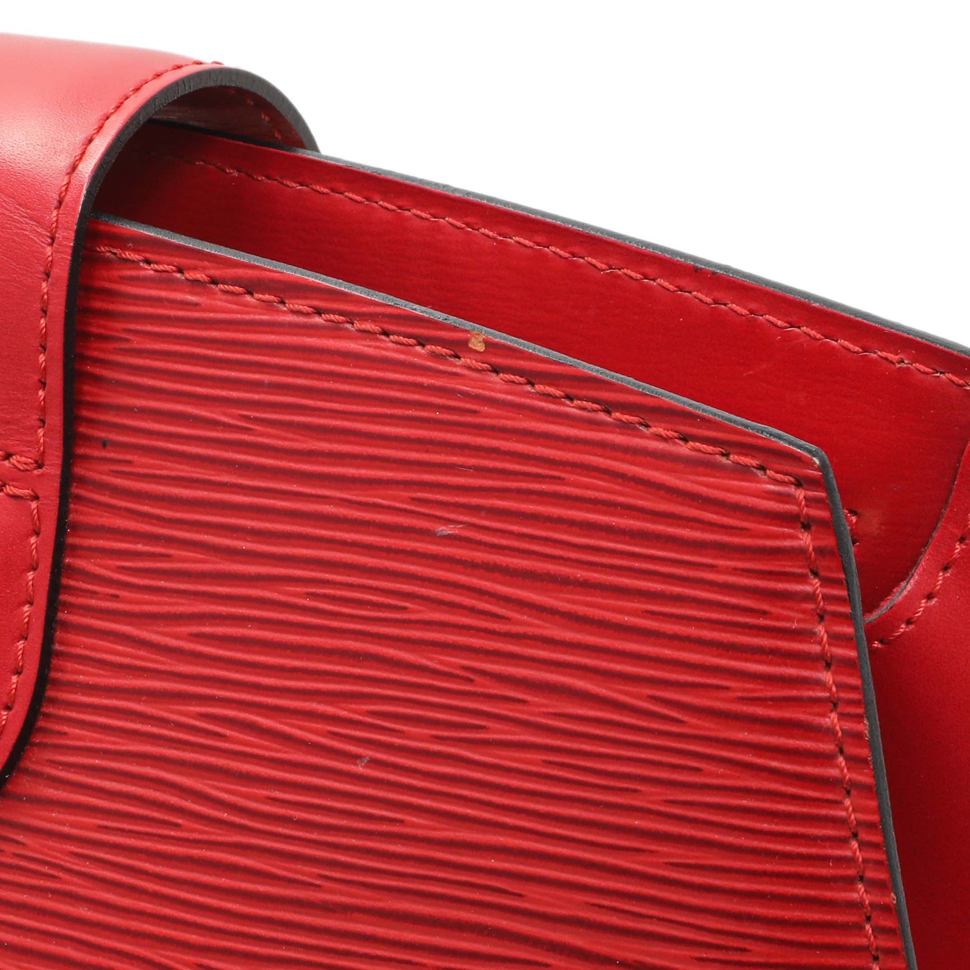Exclusive Louis Vuitton Red Epi Cluny — Alternate View 9
