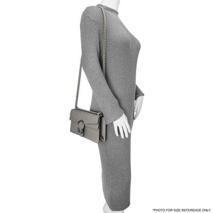 Exclusive Gucci Grey Calfskin Enamel Small Dionysus Shoulder Bag — Alternate View 13