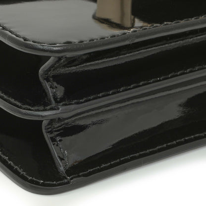 Exclusive Gucci Black Patent 1973 Top Handle Flap — Alternate View 8