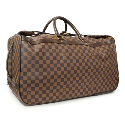 Exclusive Louis Vuitton Damier Ebene Eole 60 Rolling Luggage — Side View