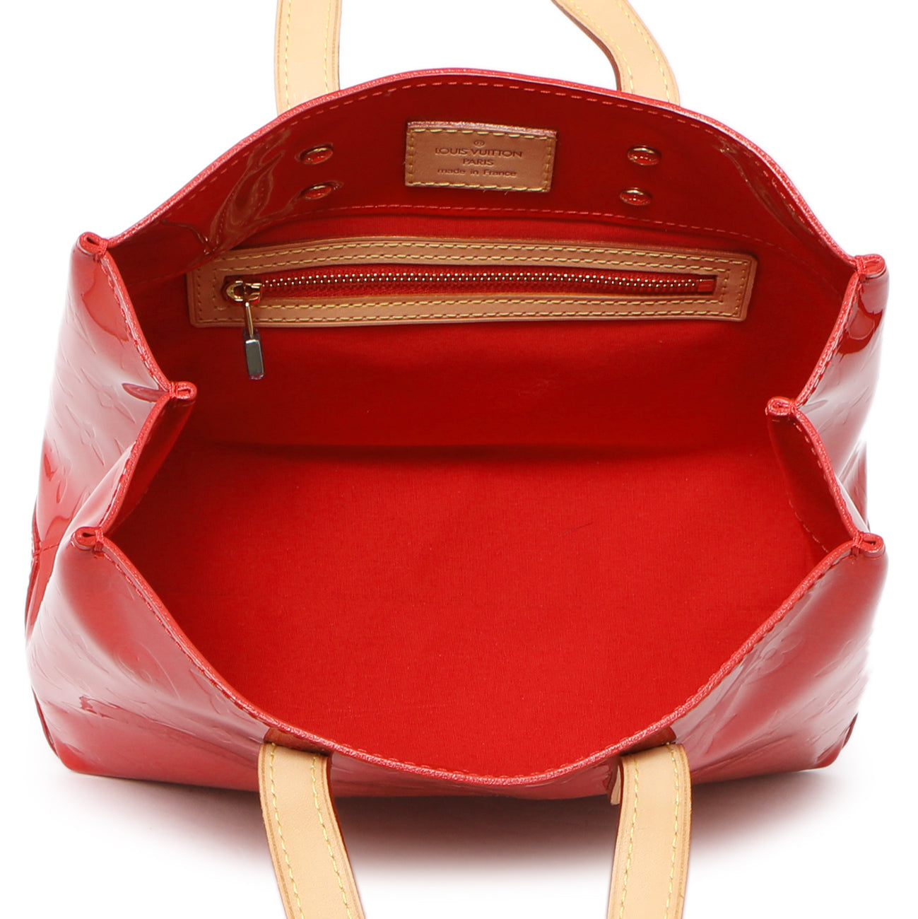 Exclusive Louis Vuitton Rouge Vernis Reade PM — Top View