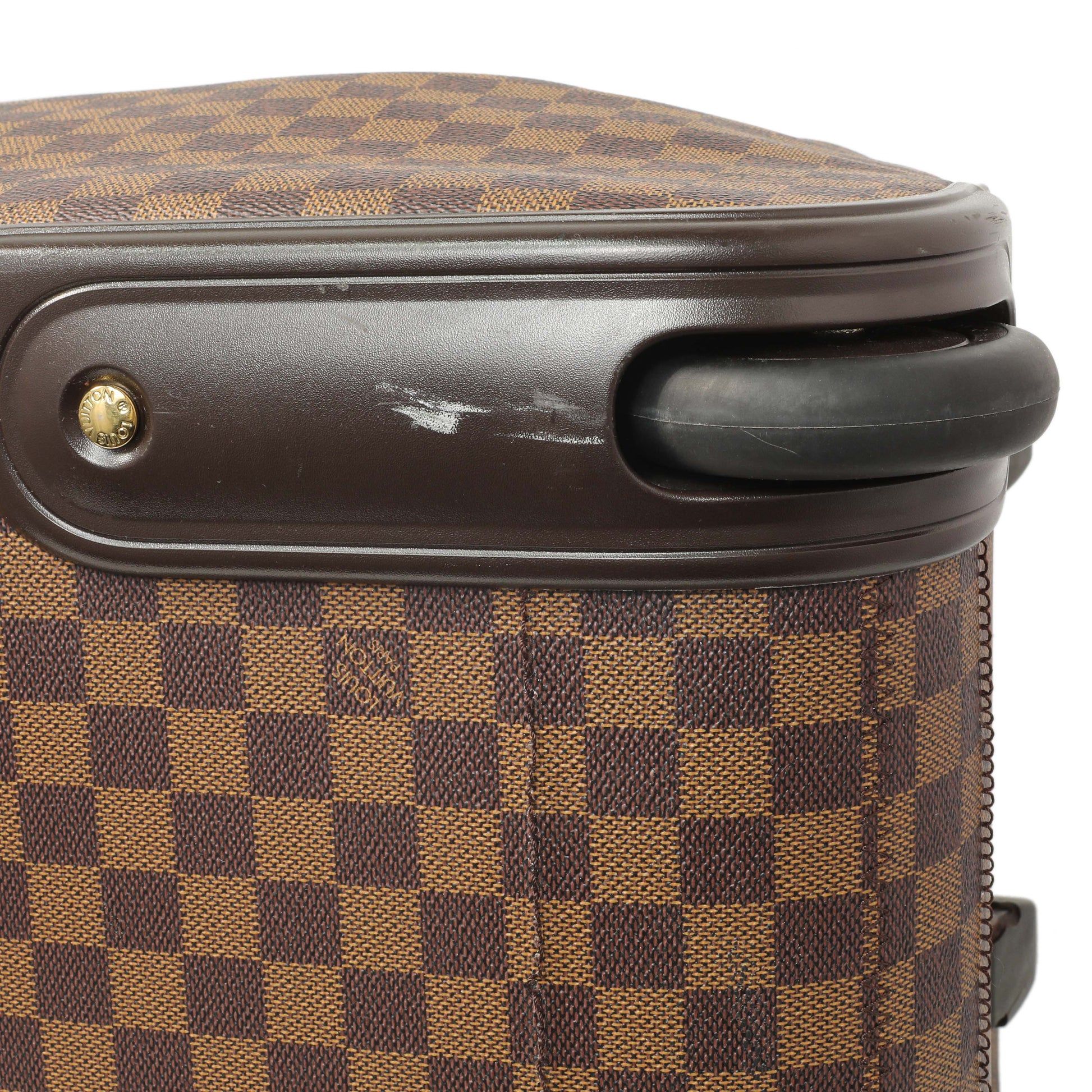Exclusive Louis Vuitton Damier Ebene Eole 60 Rolling Luggage — Alternate View 11