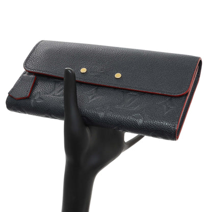 Exclusive Louis Vuitton Marine Rouge Empreinte Pont-Neuf Wallet — Alternate View 11