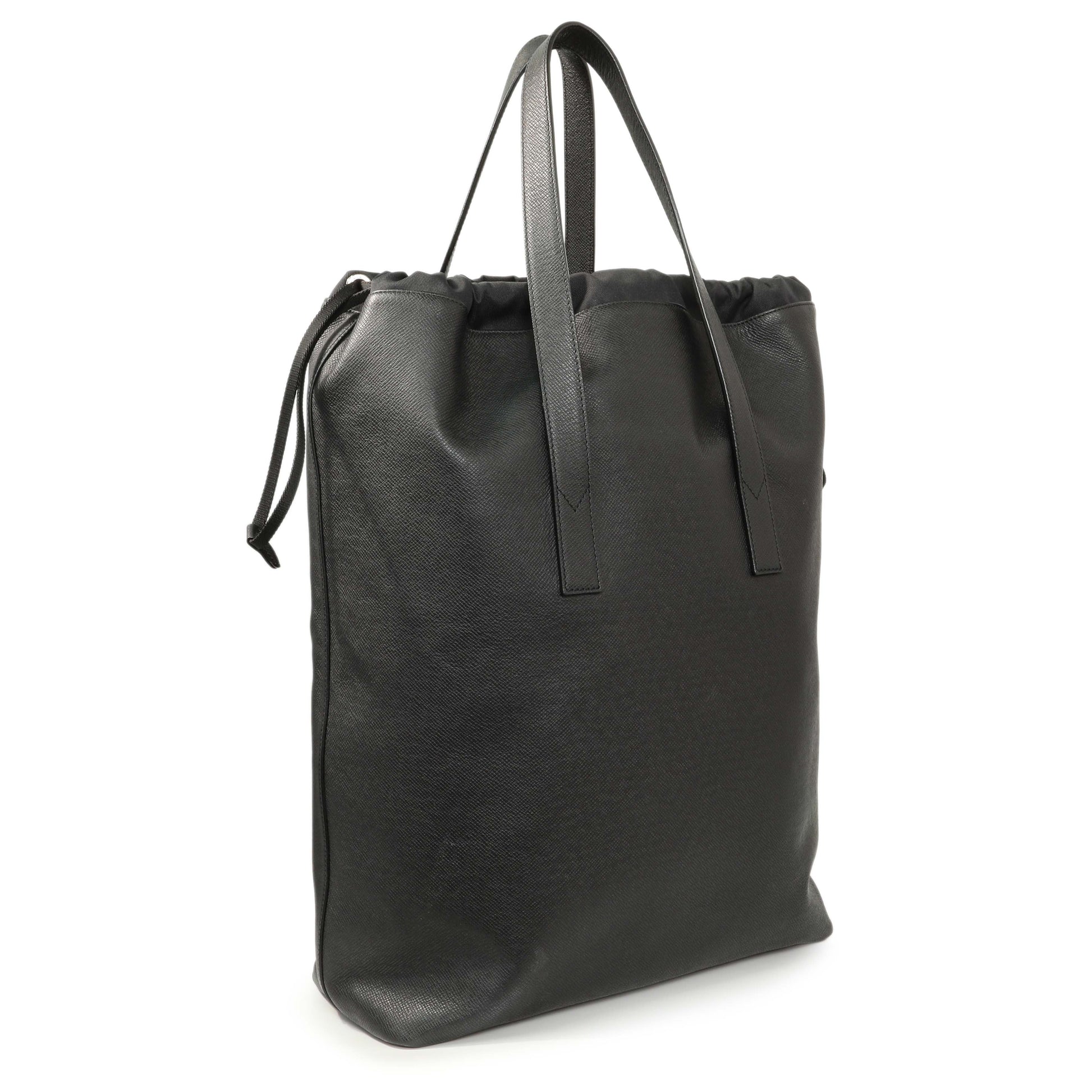 Exclusive Louis Vuitton Black Taiga Outdoor Cabas — Side View