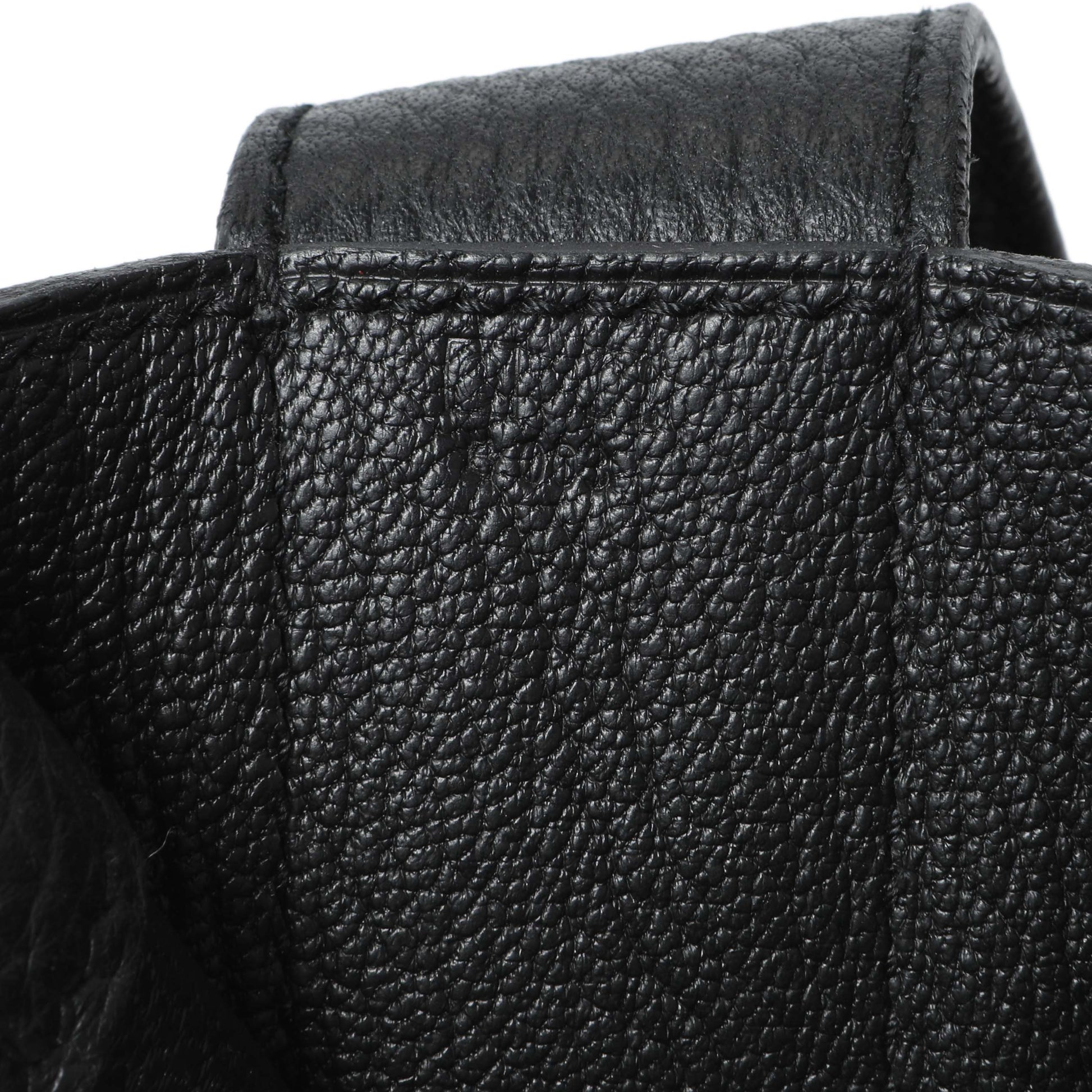 Exclusive Hermes Black Taurillon Clemence Steve Caporal Messenger — Lifestyle View