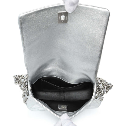 Exclusive Chanel Mini Chain Rows Flap Bag — Top View