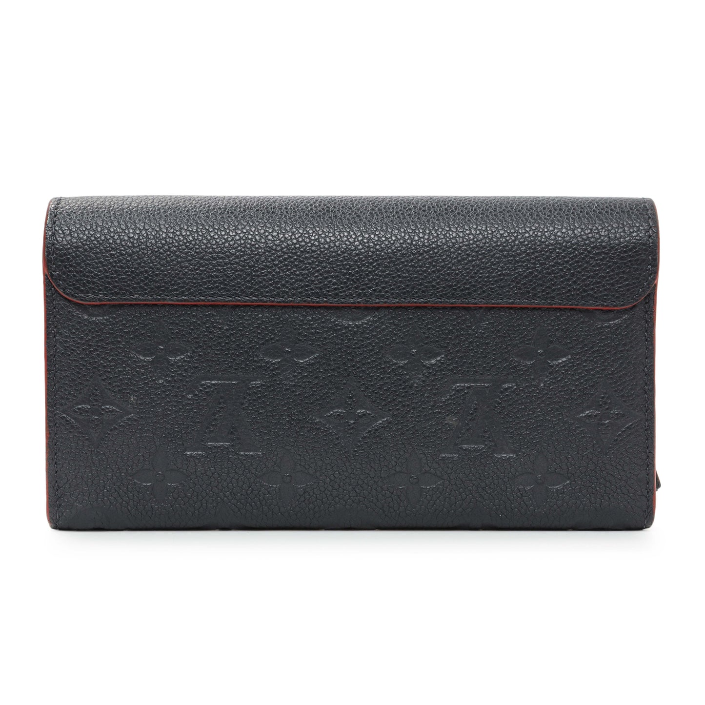 Exclusive Louis Vuitton Marine Rouge Empreinte Pont-Neuf Wallet — Side View
